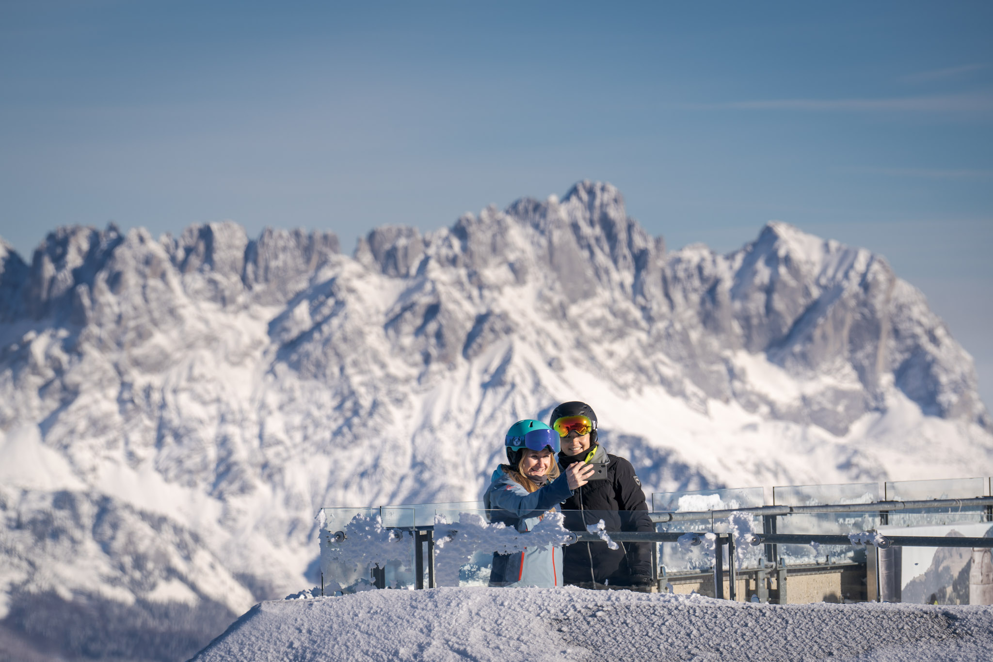 Reuzen Panoramaplatform Skiwelt Brixen Im Thale Selfiepoint