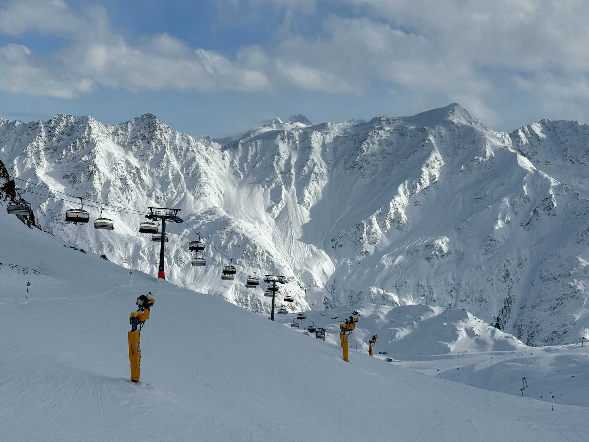 Solden Skigebied Winteropening November