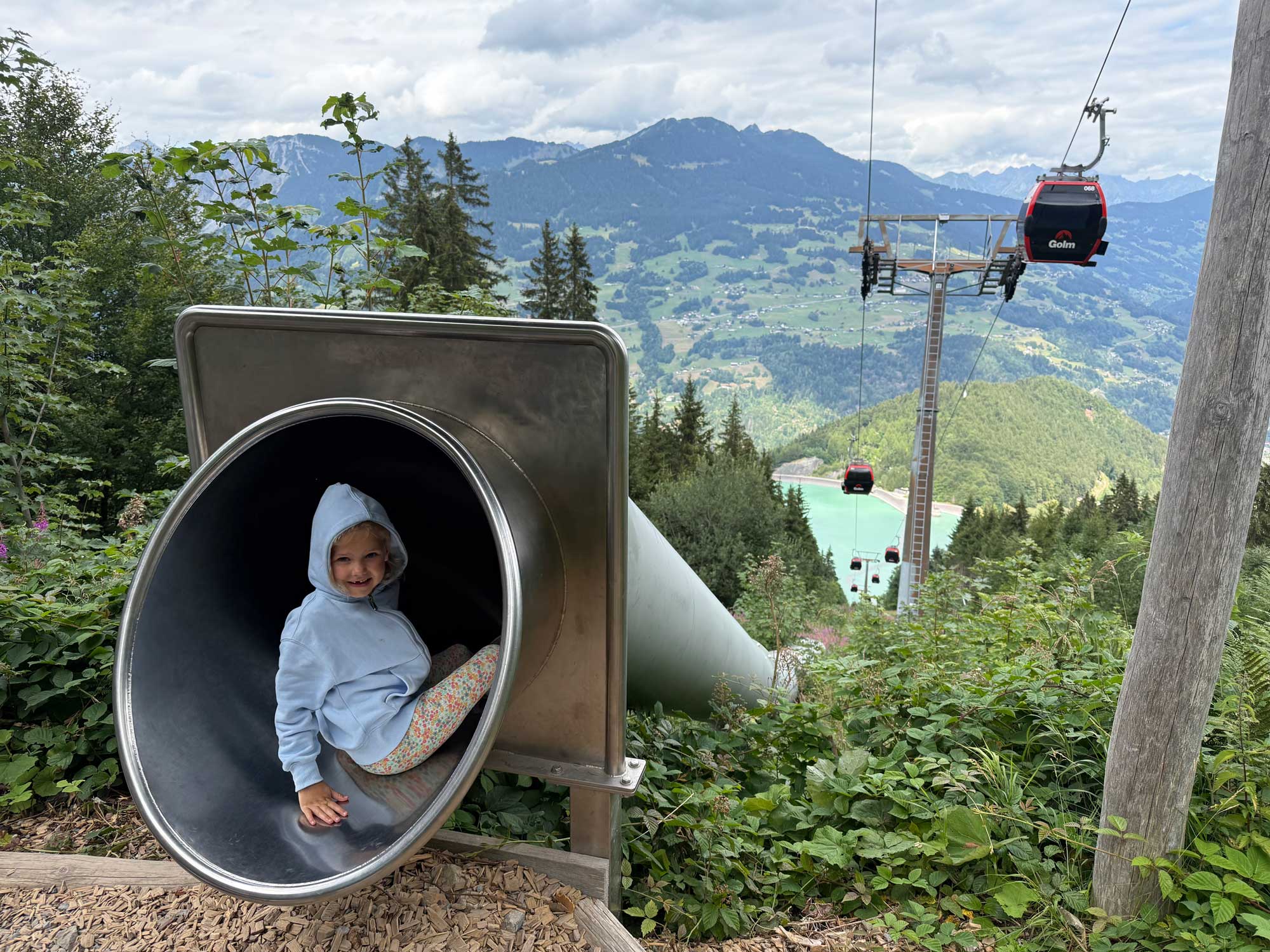 Live uit de bergen: klimmen en glijden op de Erlebnisberg Golm