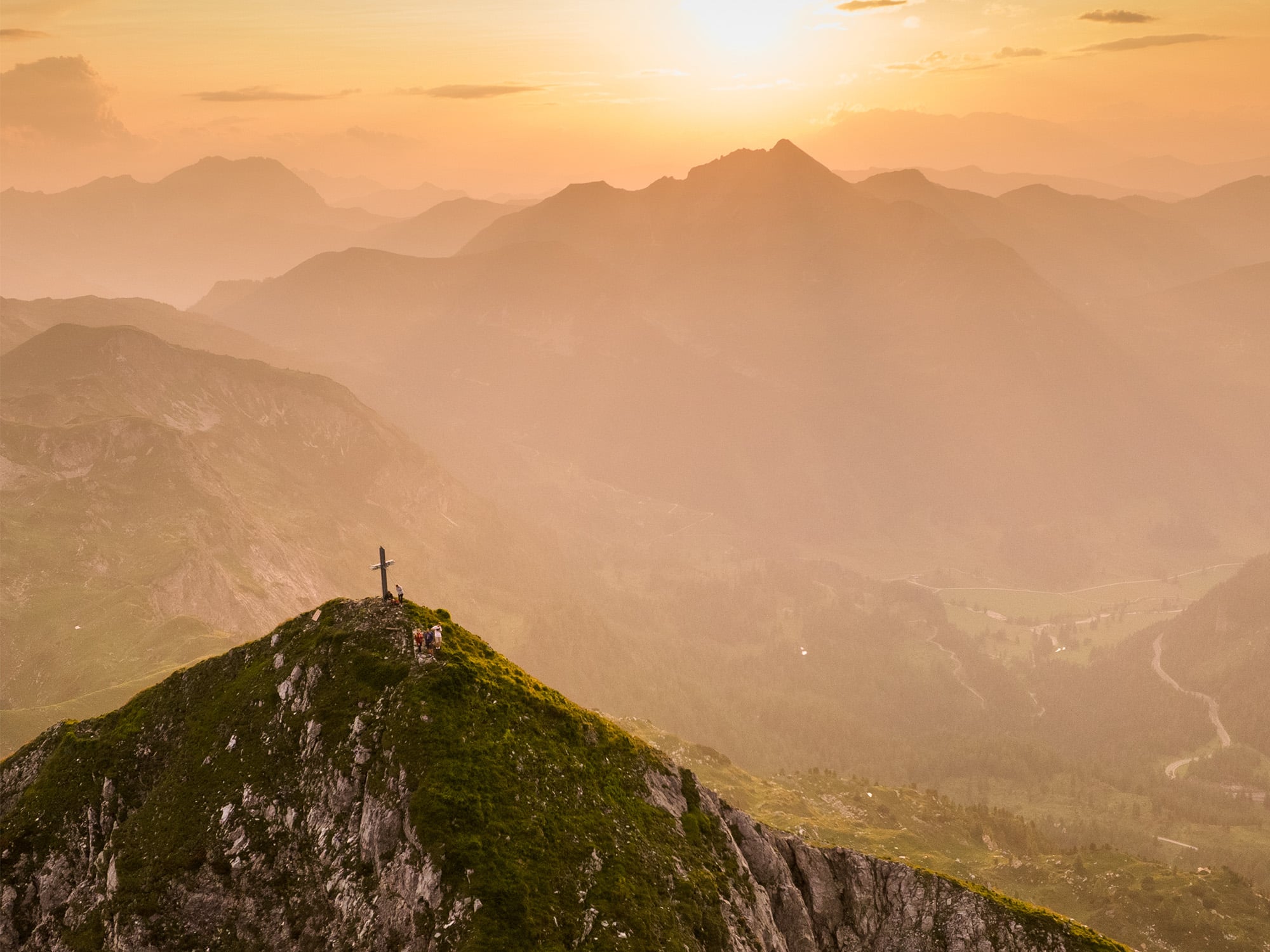Sonnenaufgang in Obertauern