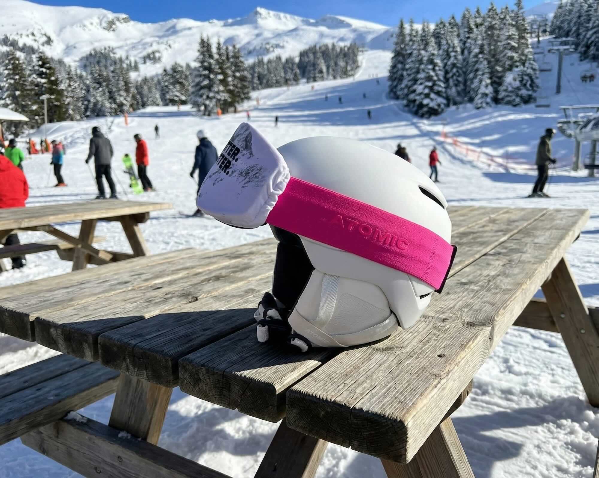 Skibrille mit Schutzhülle