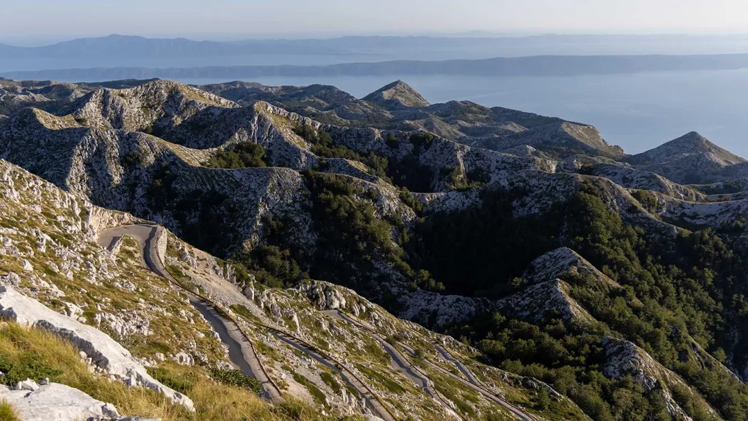Biokovo Nature Park Uitzicht En Weg Biokovo Nature Park Uitzicht En Weg