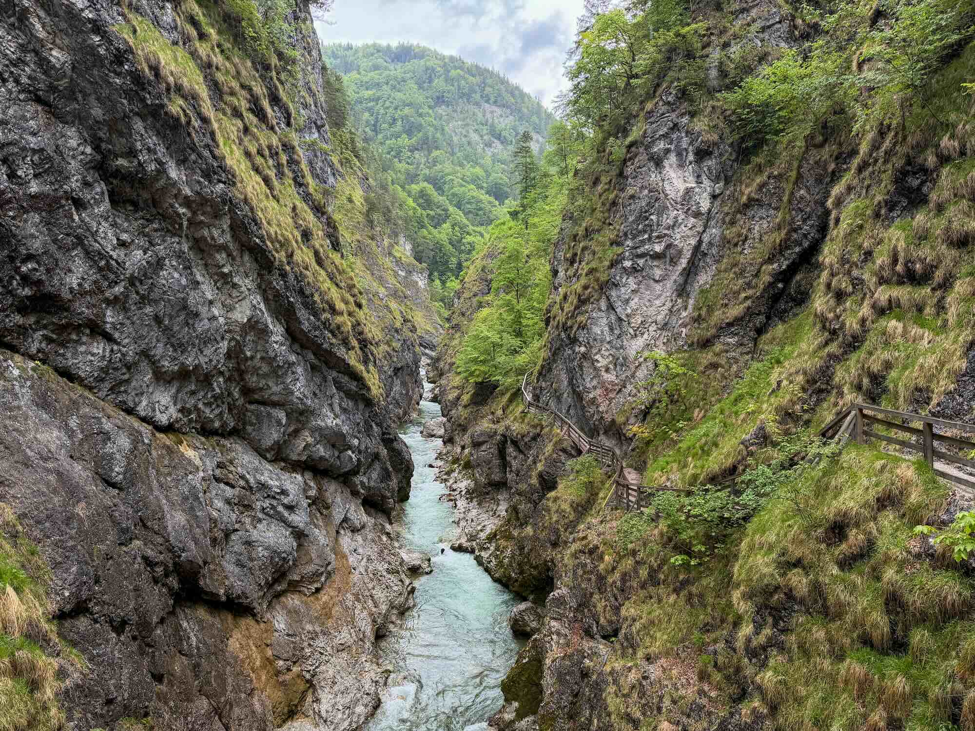Blick auf die Lammerklamm