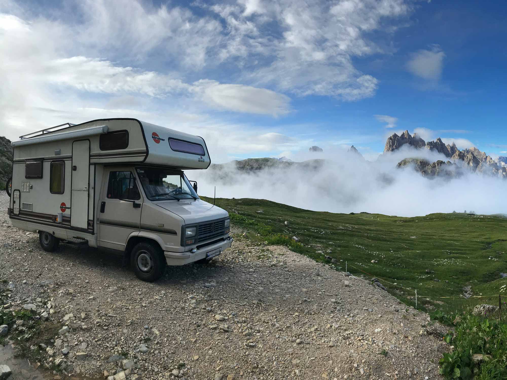 Camper Dolomieten