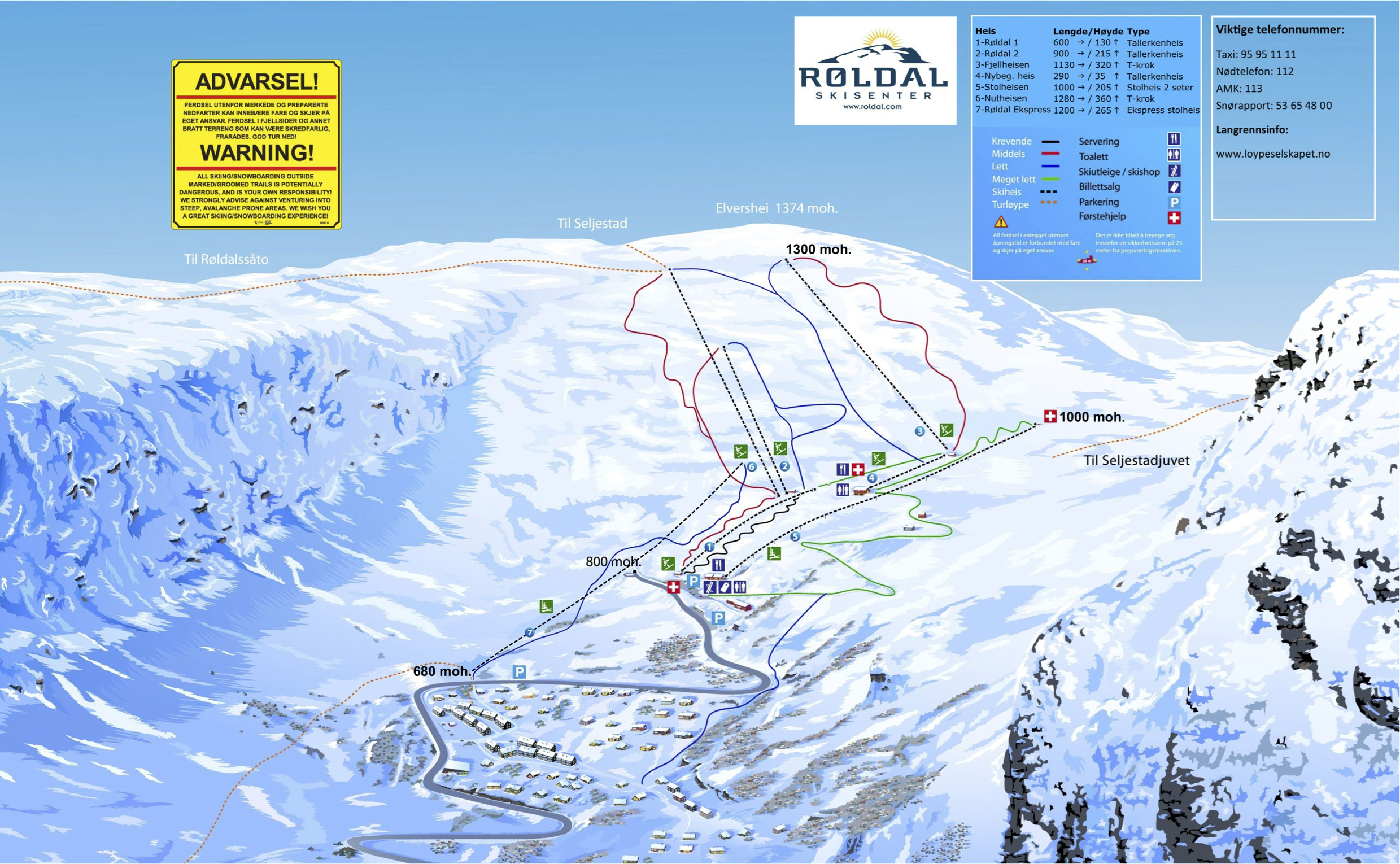 Røldal Skisenter | Ski Areas Norway