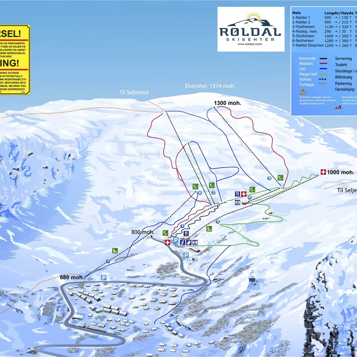 Røldal Skisenter | Ski Areas Norway