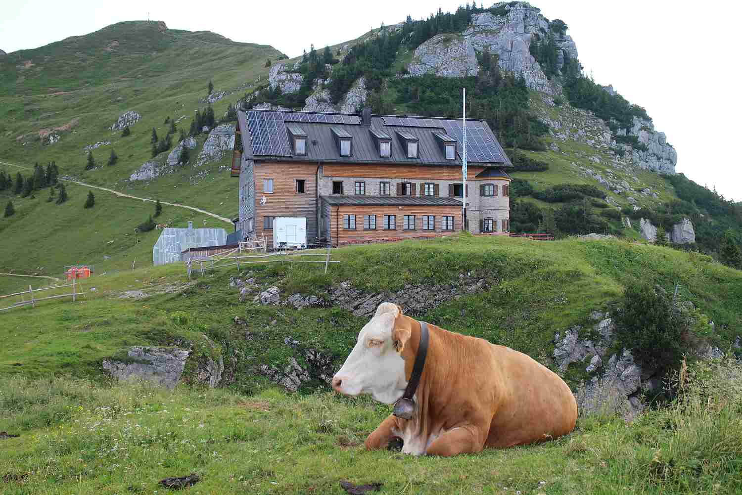 Rotwandhaus in den bayerischen Alpen