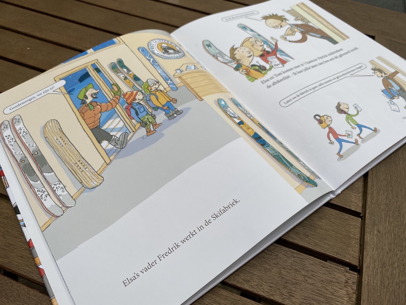 Een Dag In De Skifabriek Boek