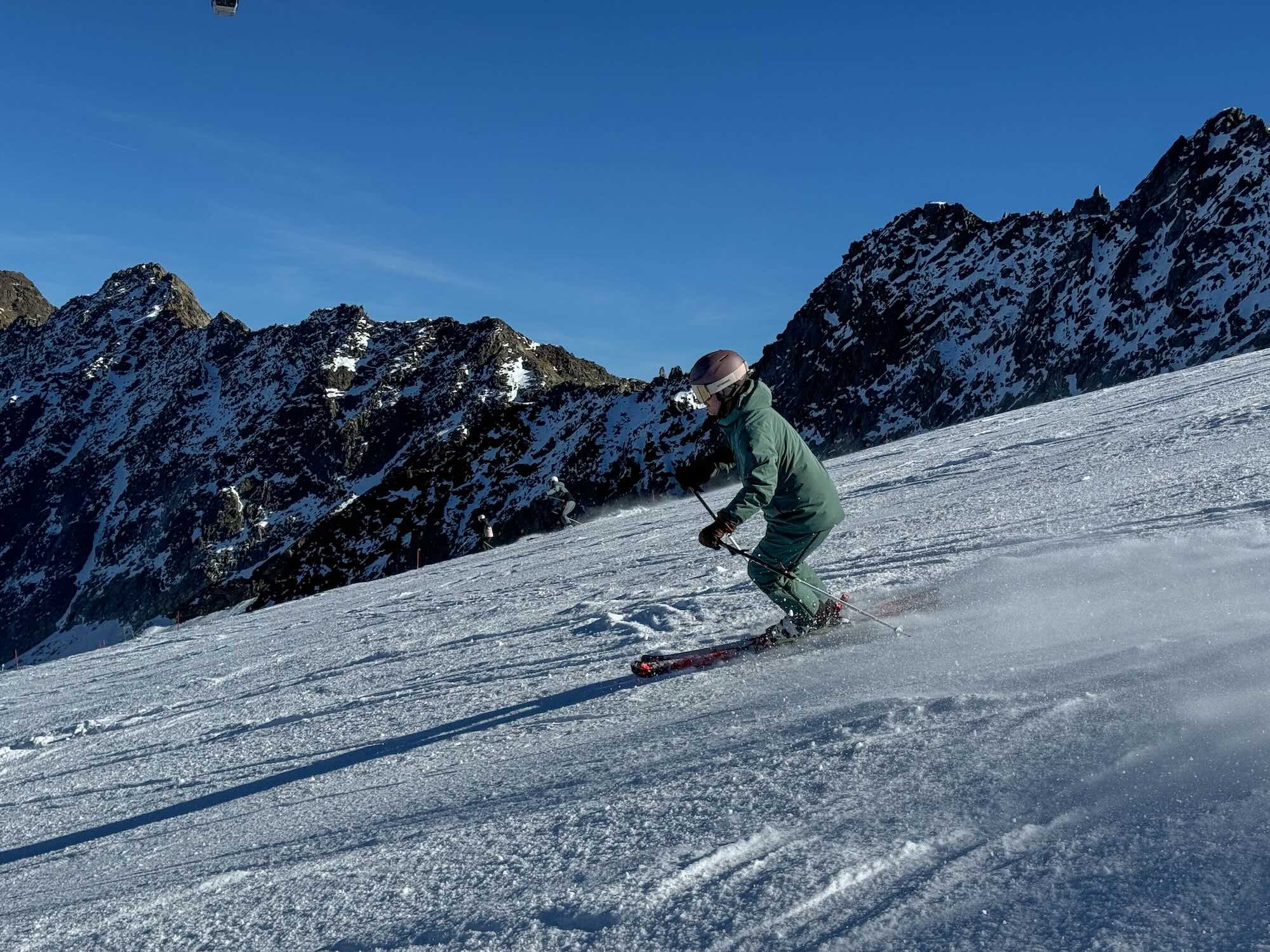 Skien In De Herfst In Soelden