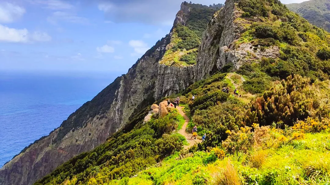 Wandelen in de bergen van Madeira