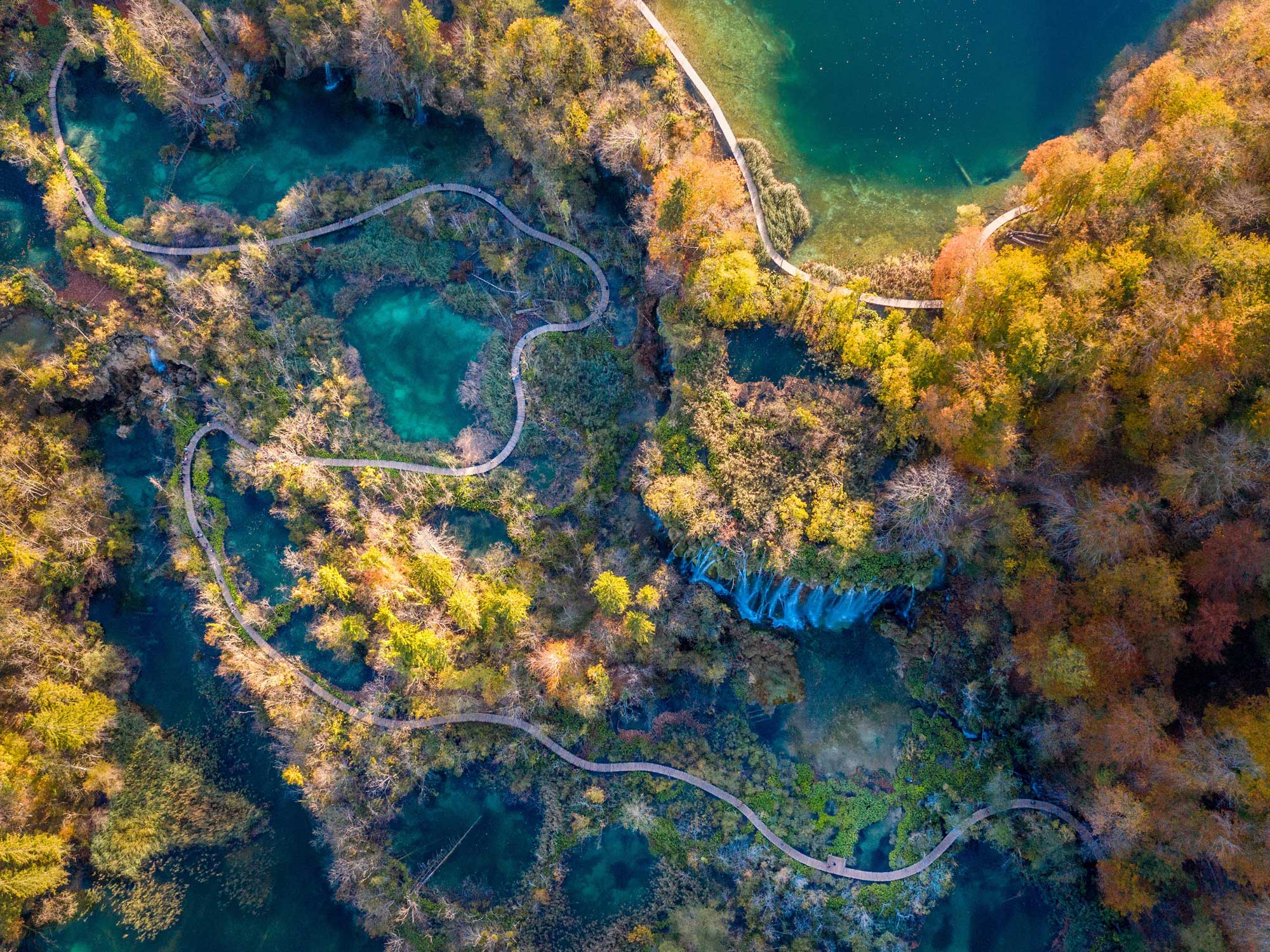 Plitvicemeren Herfst