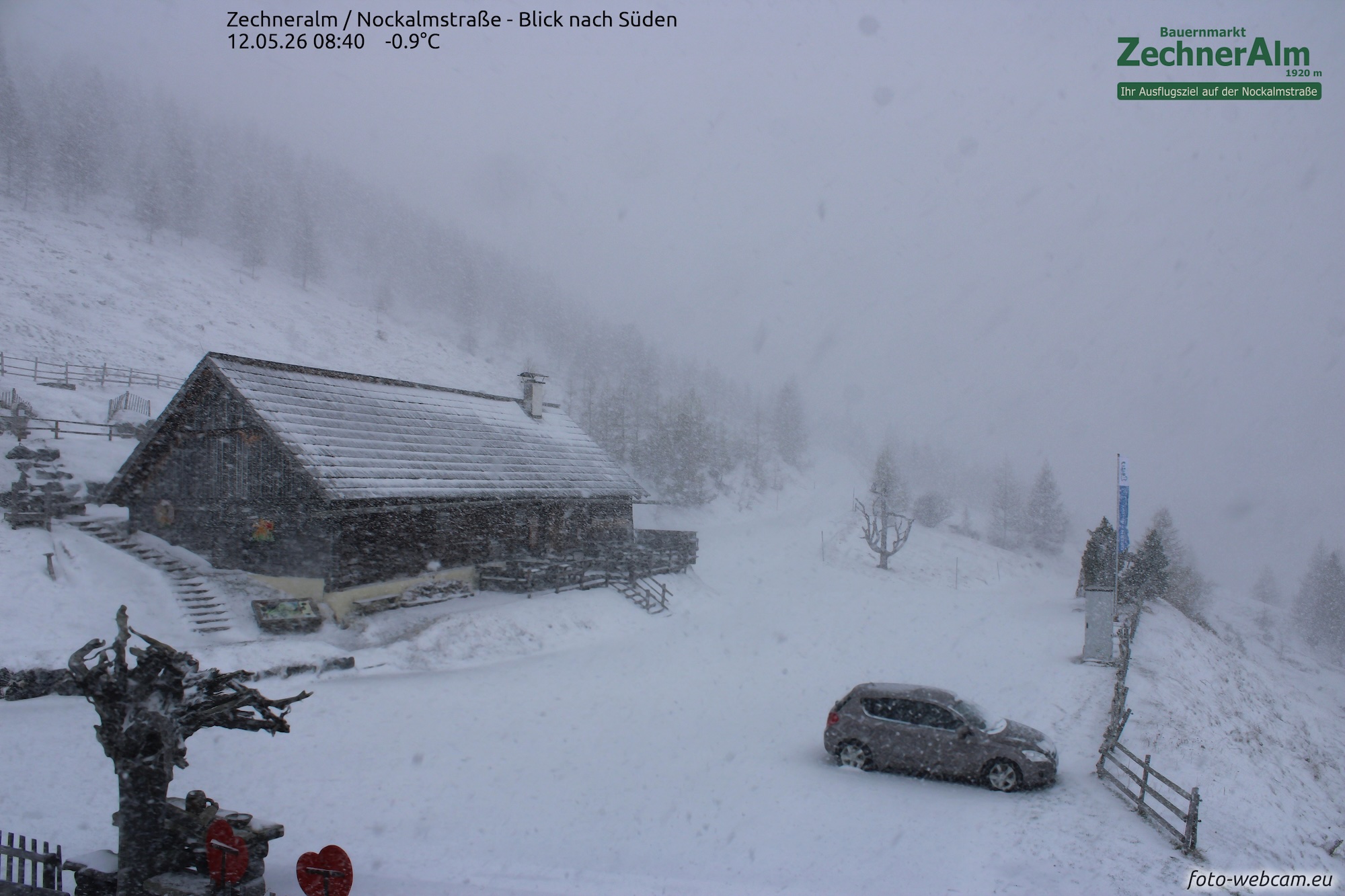 Nockalmstraße Webcam 12 Mei 2026