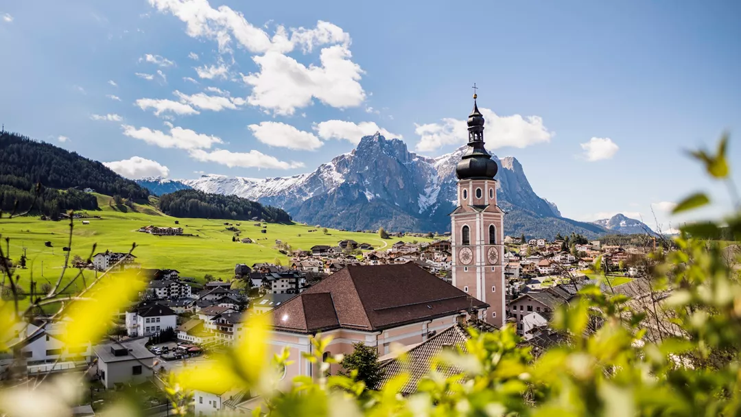 Kastelruth in de lente Kastelruth in de lente
