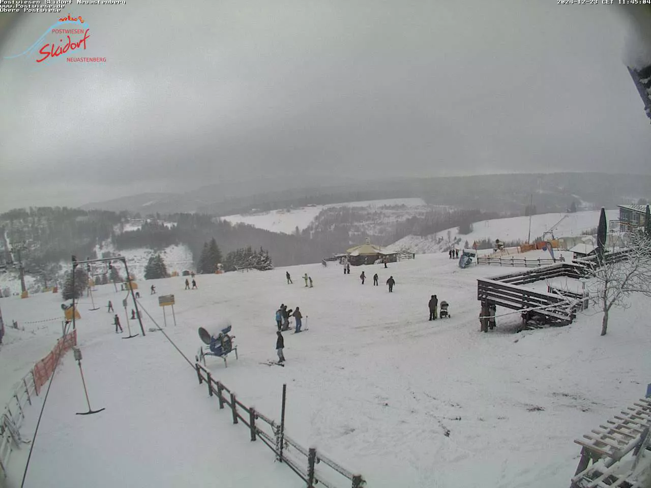 Verse sneeuw in het Sauerland, maar nog niet alle skig...