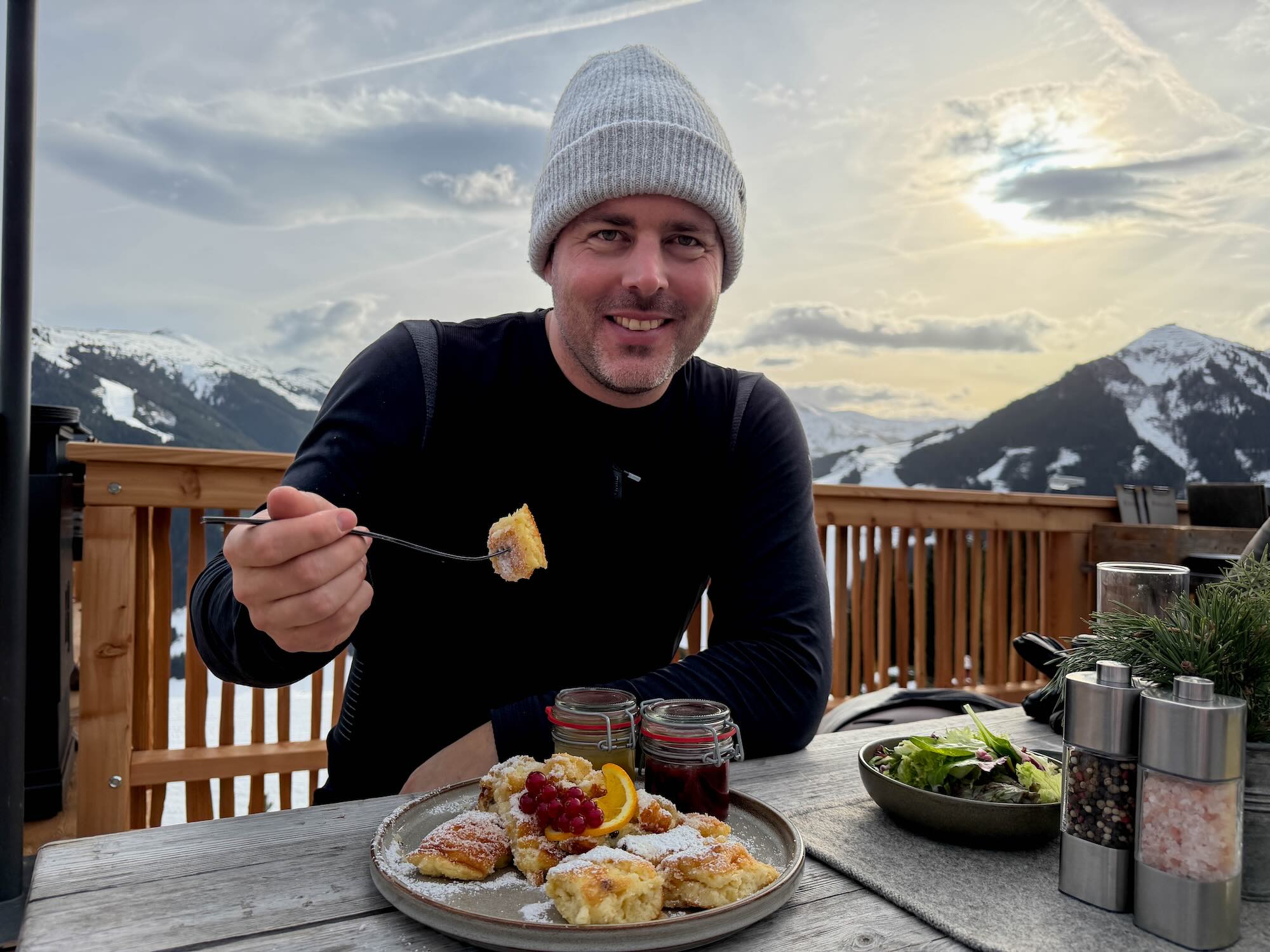 Pauze Berghut Skicircus Met Kaiserschmarrn