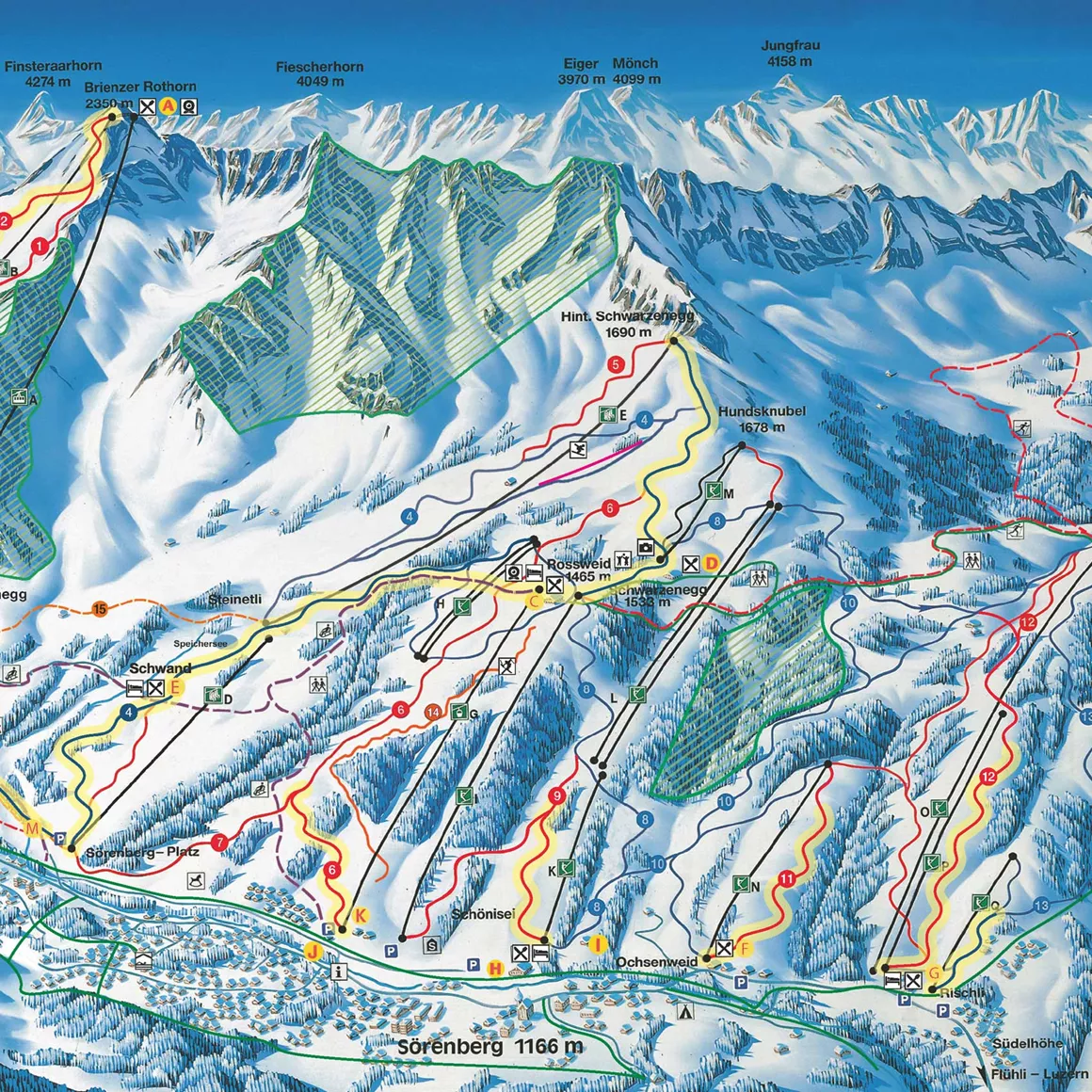 Brienzer Rothorn - Skigebiet in Brienzer Rothorn