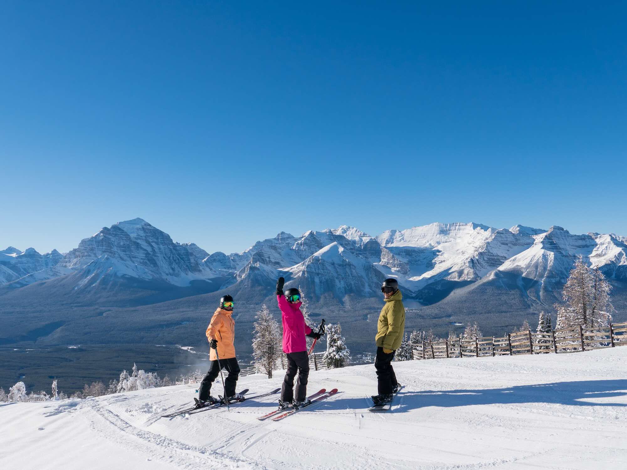 Uitzicht Op De Bergen Van Lake Louise ∏Lake Louise Ski Resort & Travis Rousseau