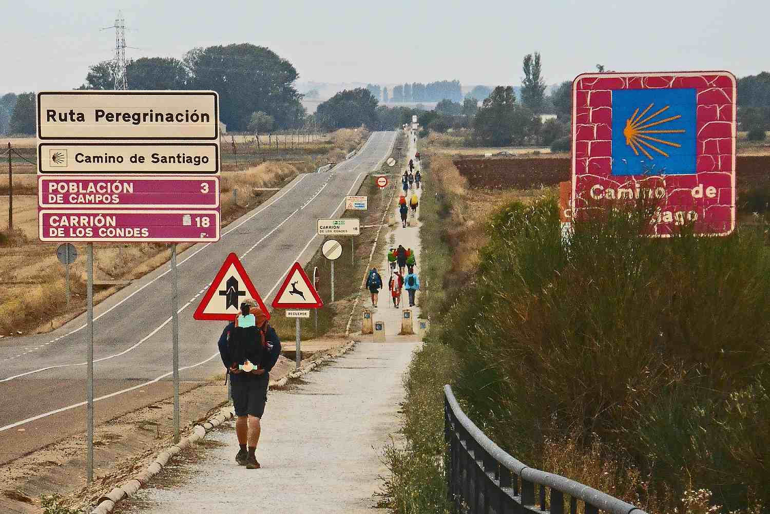 Pilger auf dem Jakobsweg