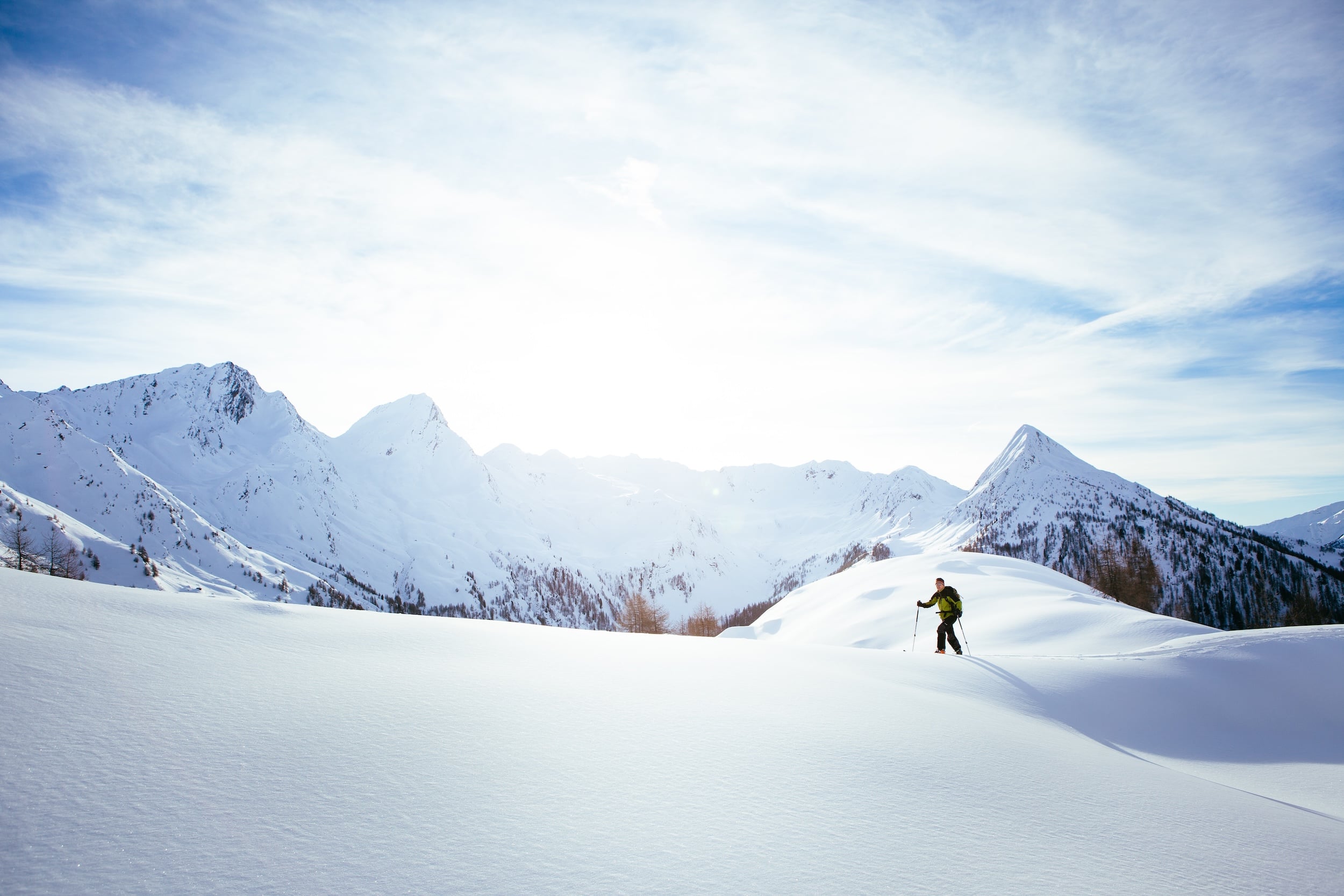 Sneeuwschoenwandelaar Passeiertal