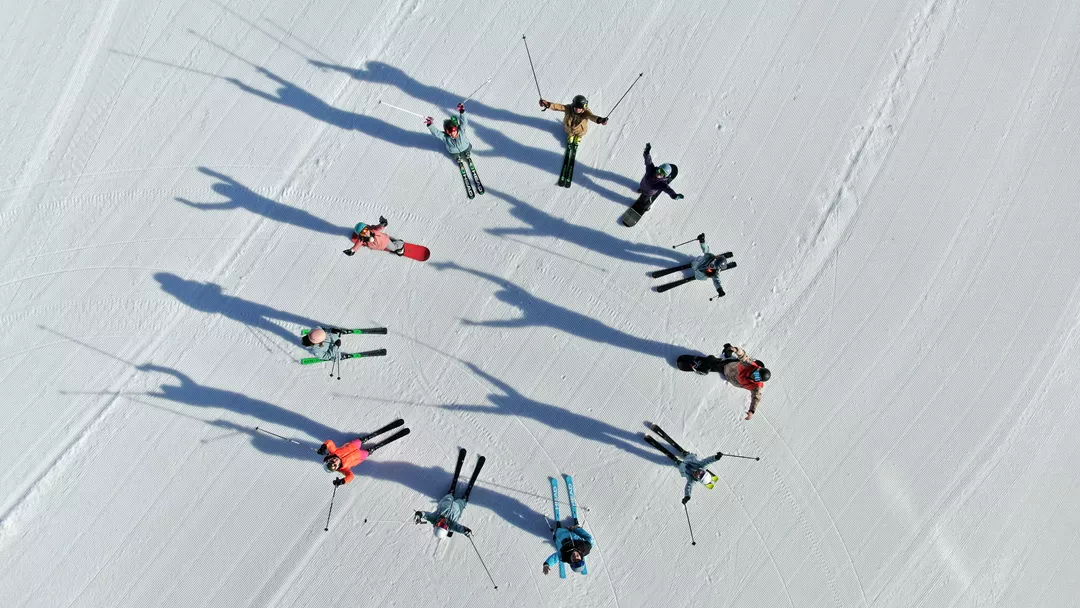 Groep wintersport Groep wintersport