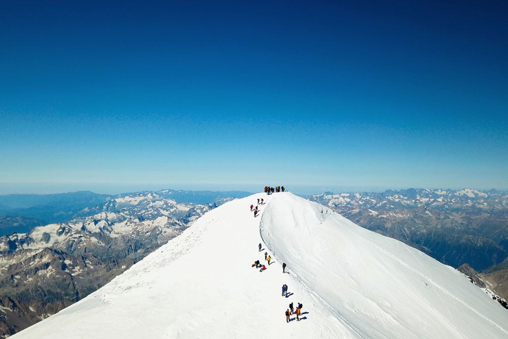 Hoogste Bergen Van Europa Buiten De Alpen