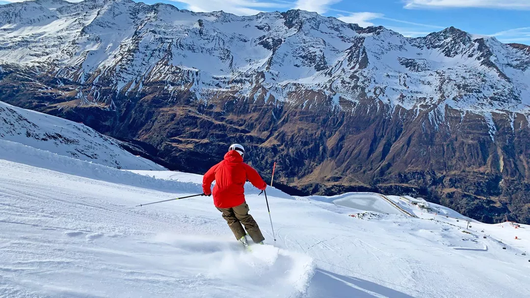 Skifahrer in Gurgl