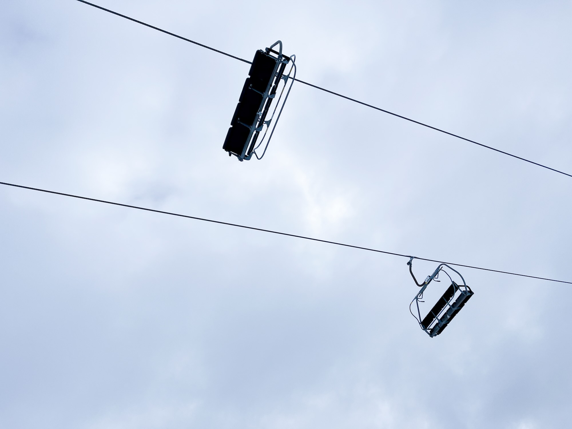Sessellift von unten