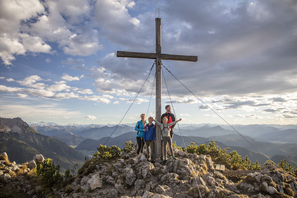 Wandelen Steinplatte Kitzbuheler Alpen