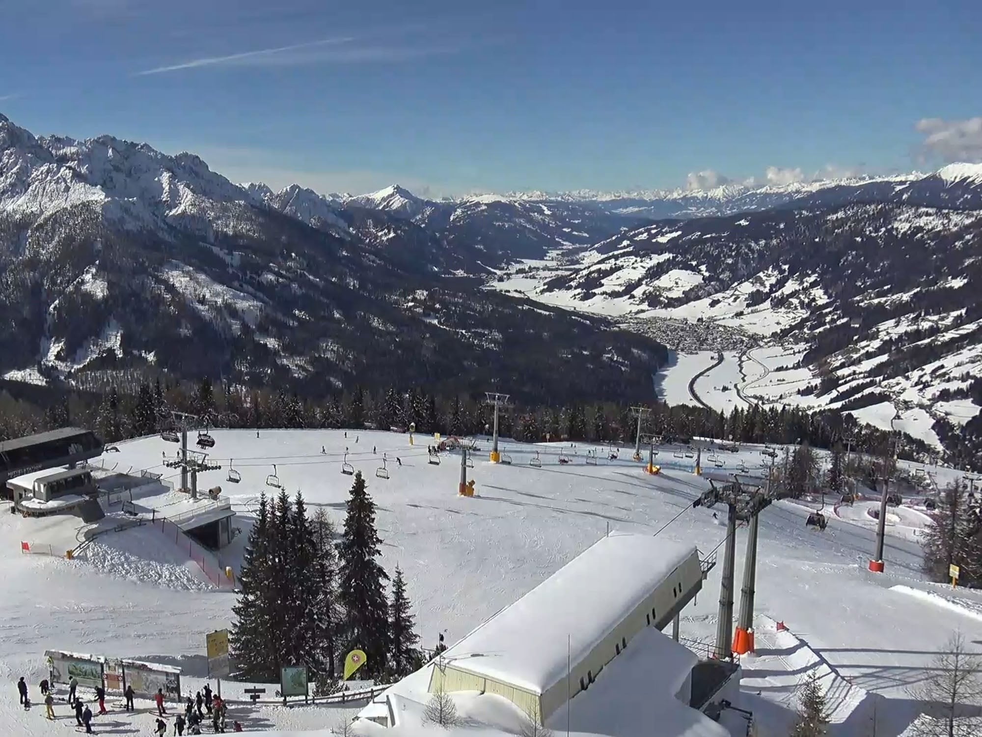 Helmissimo Gondel 3 Zinnen Webcam Feb 2026
