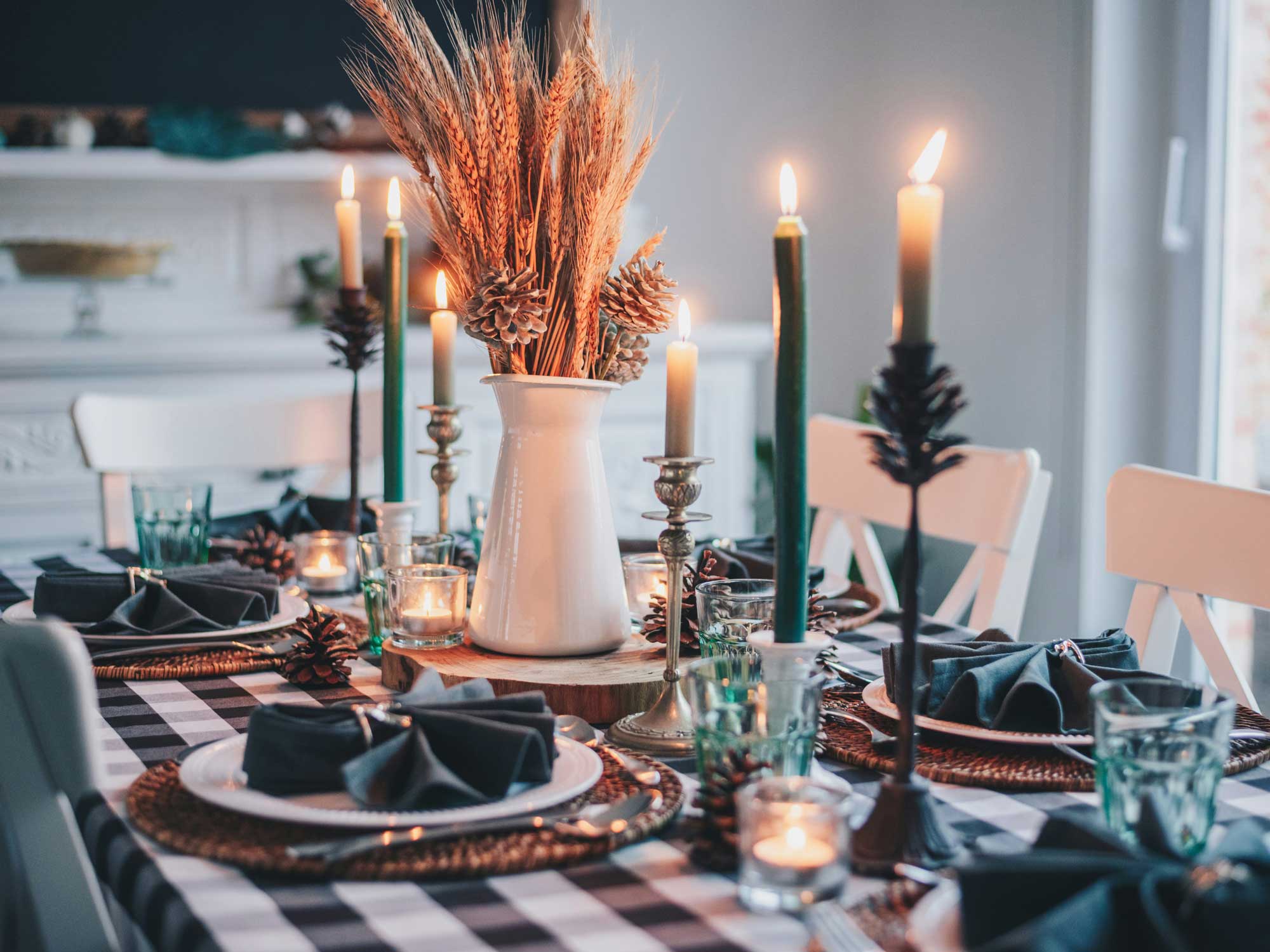 Winters Gedekte Tafel