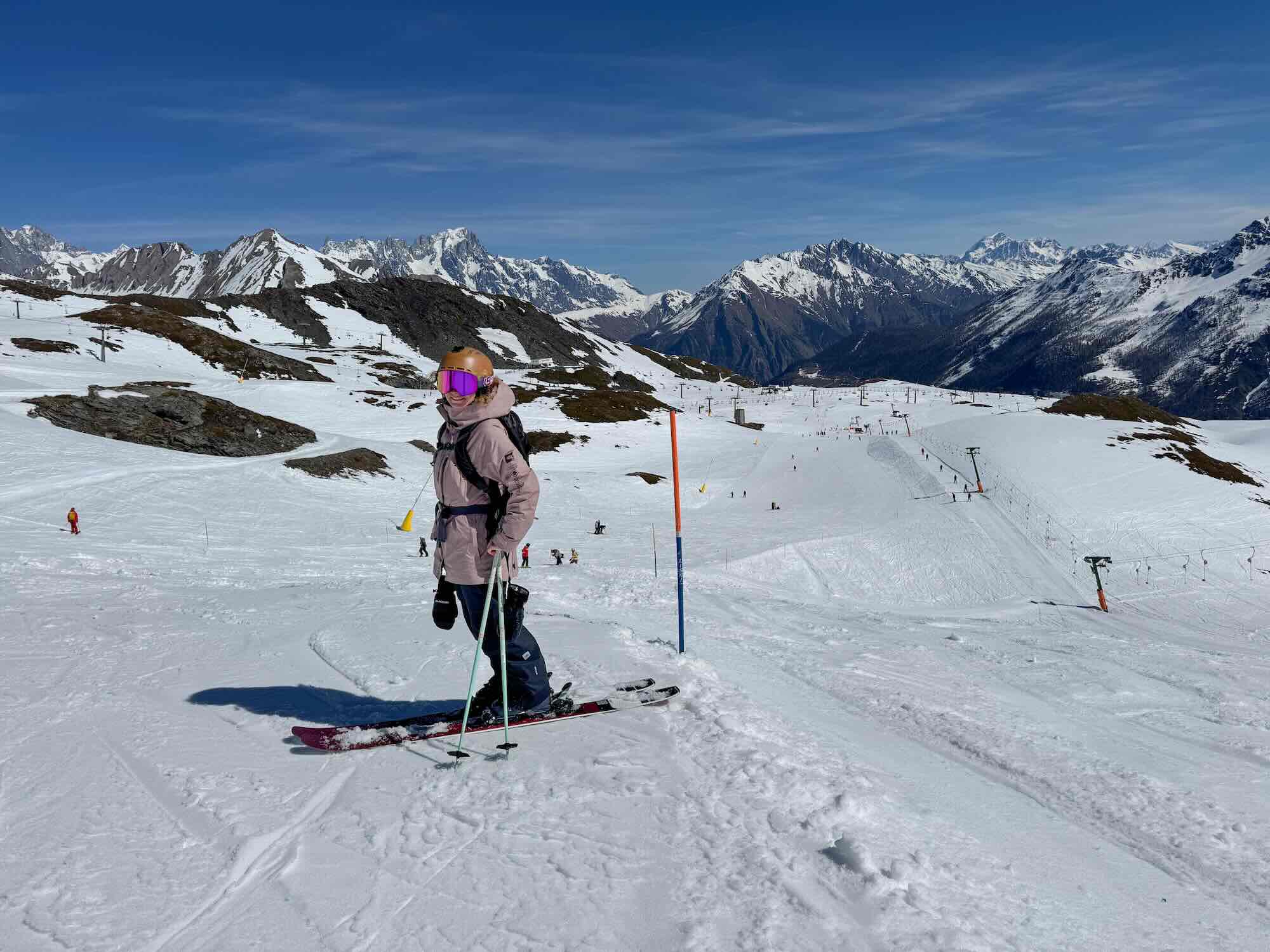 Skien In Maart In La Rosiere