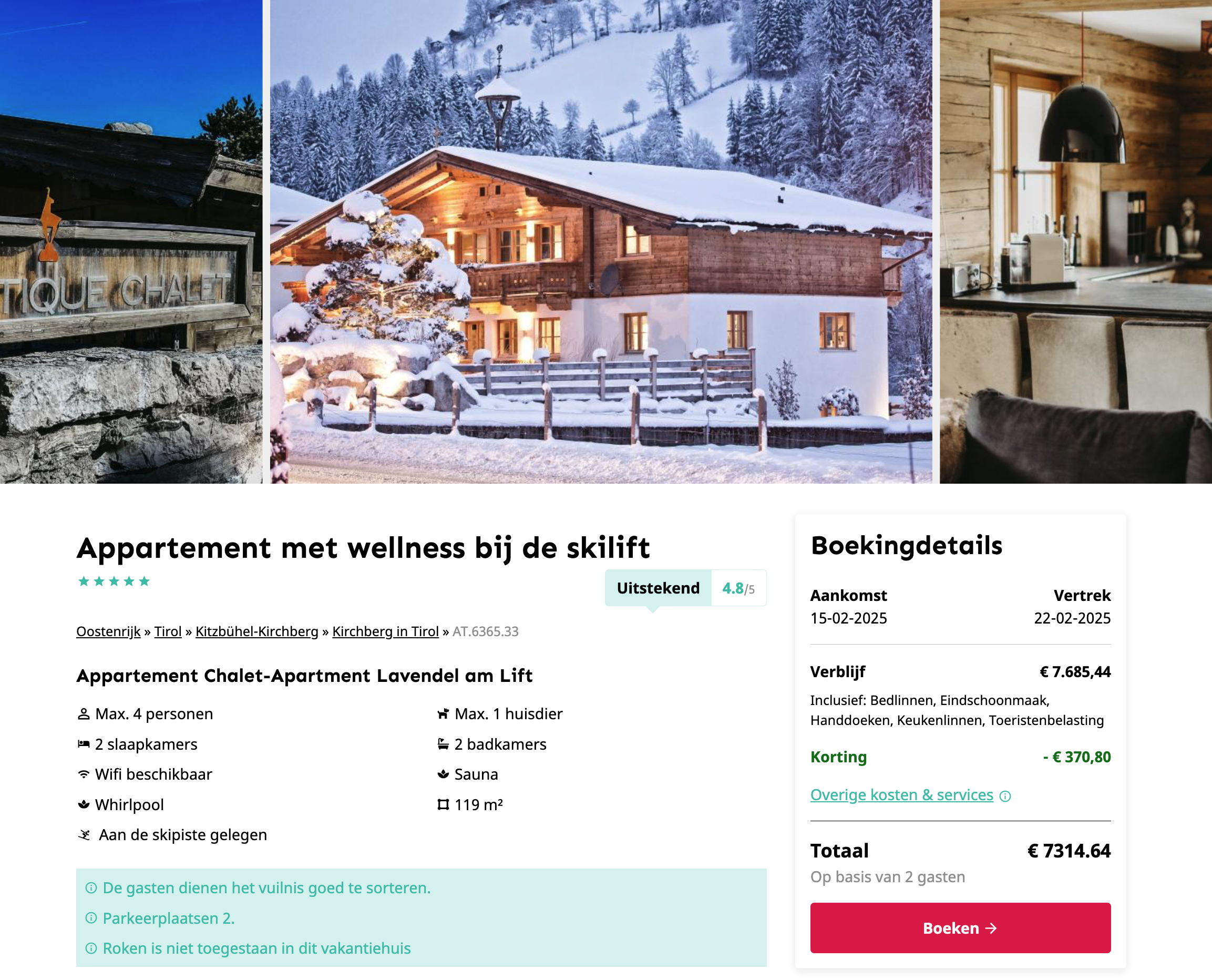 Eerste wintersport 2024/2025 te boeken