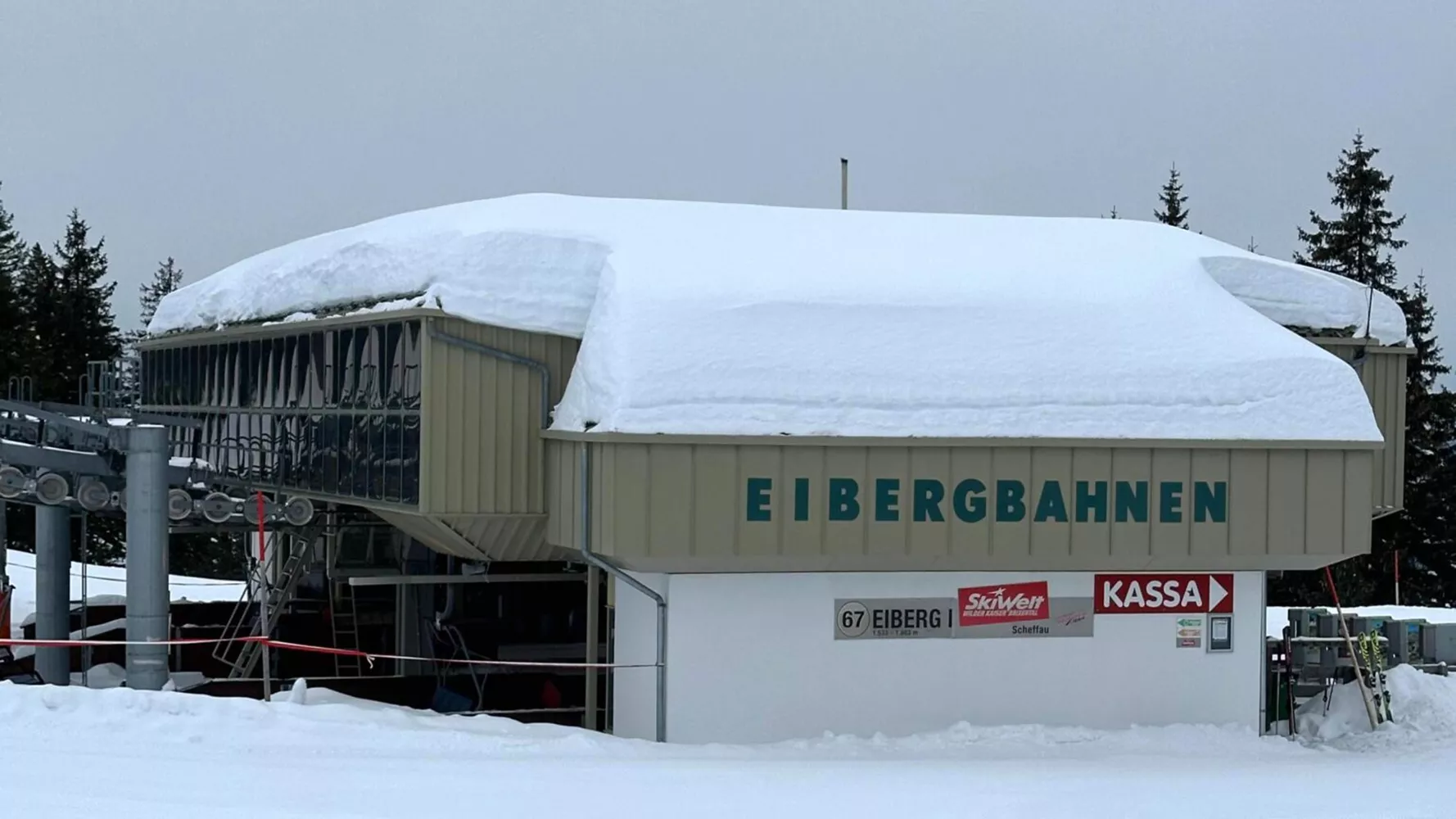 Neuer Lift SkiWelt Eibergbahn ersetzt EibergLifte